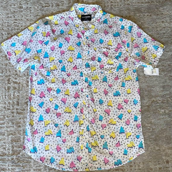 Carbon Other - Carbon Men’s Short Sleeve Button-up Shirt